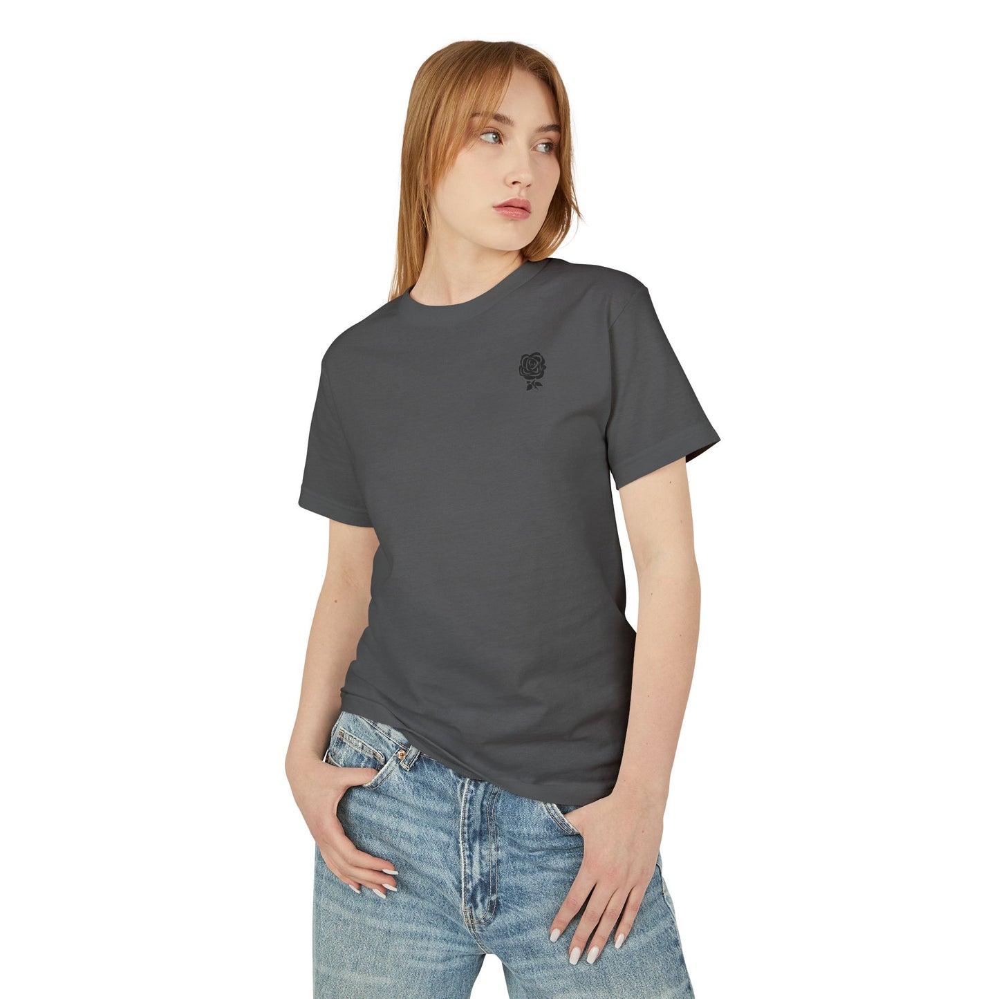 Grayson Rose - Vintage Black Rose Tee (Unisex, Garment-Dyed, Soft as Heck)