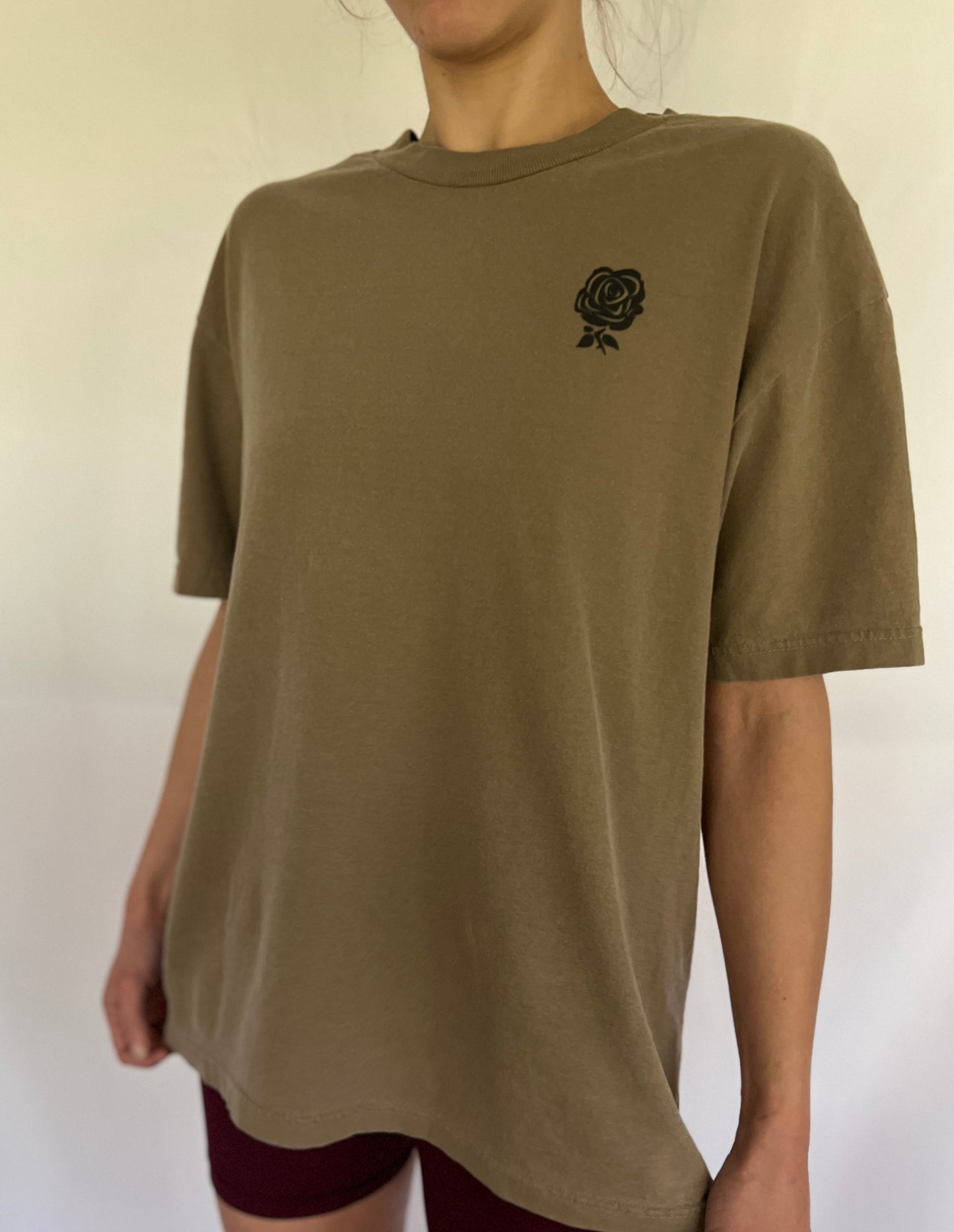 Grayson Rose - Vintage Black Rose Tee (Unisex, Garment-Dyed, Soft as Heck)
