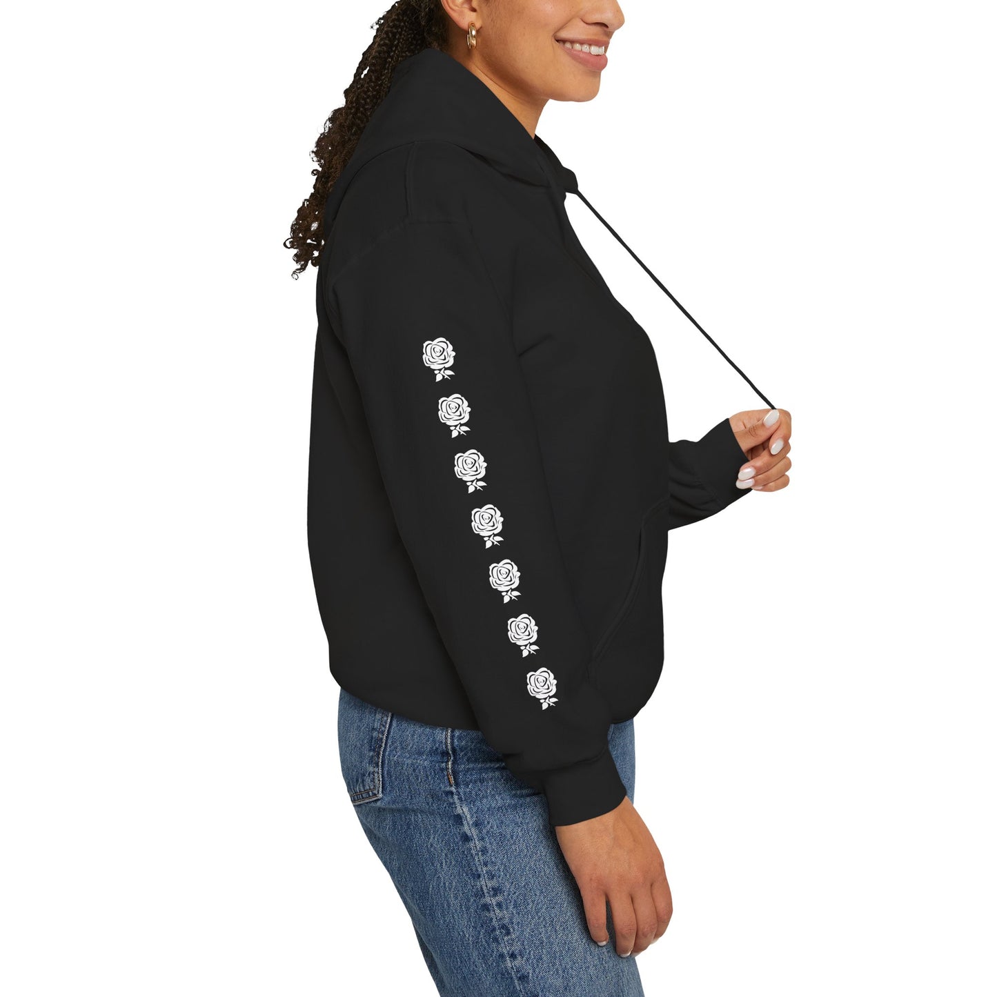 Grayson Rose - Unisex Black Rose Hoodie (Cozy, But Make It Cool)
