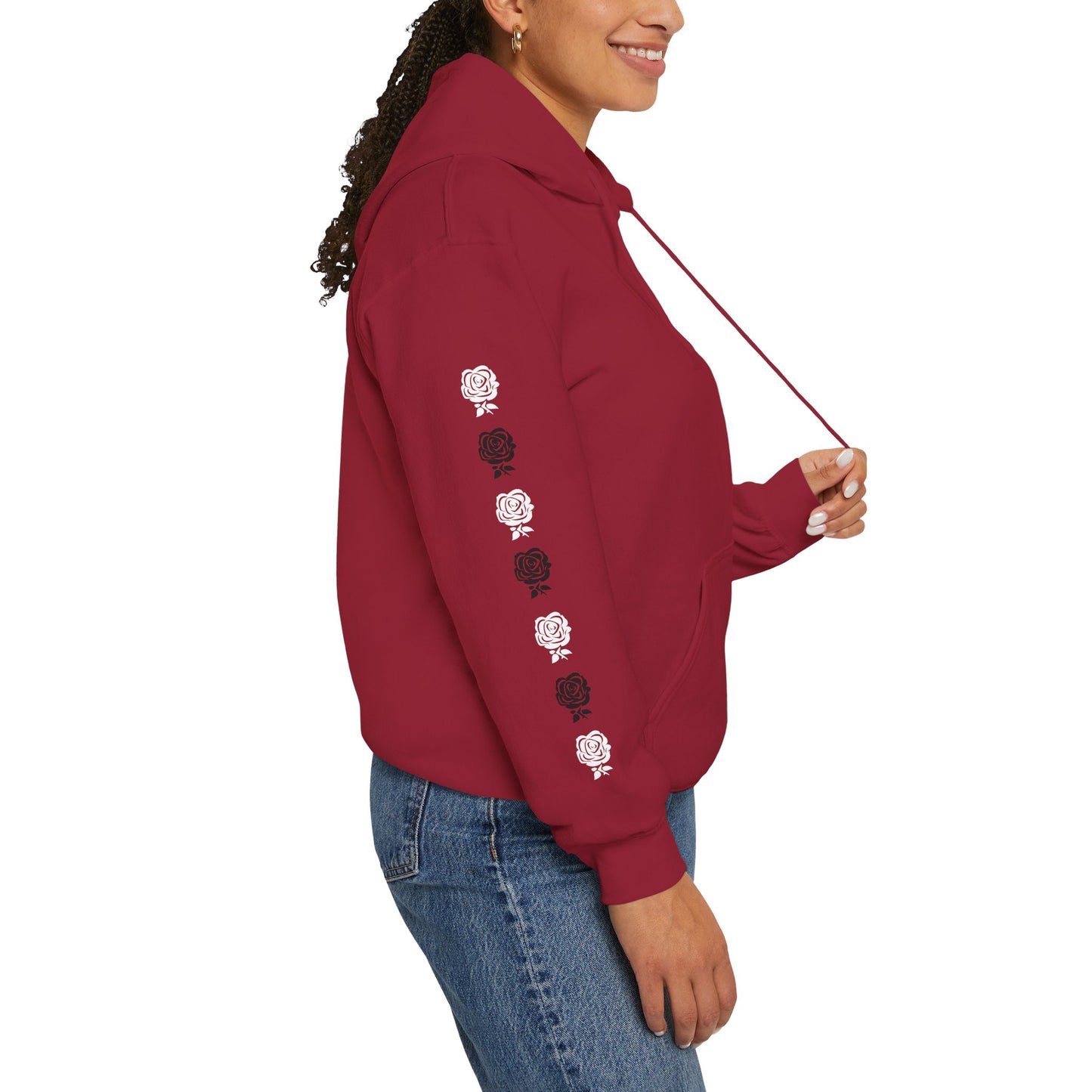 Grayson Rose - Unisex Black Rose Hoodie (Cozy, But Make It Cool)