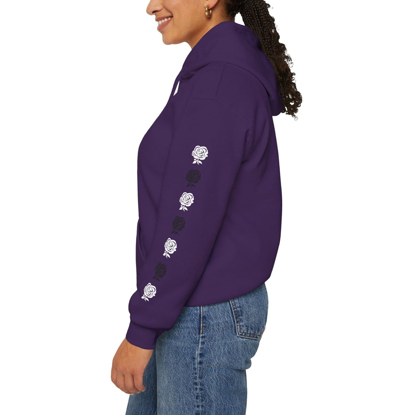 Grayson Rose - Unisex Black Rose Hoodie (Cozy, But Make It Cool)