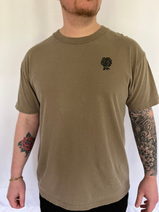 Grayson Rose - Vintage Black Rose Tee (Unisex, Garment-Dyed, Soft as Heck)